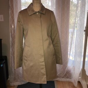 Coach Tan Trench Coat EUC